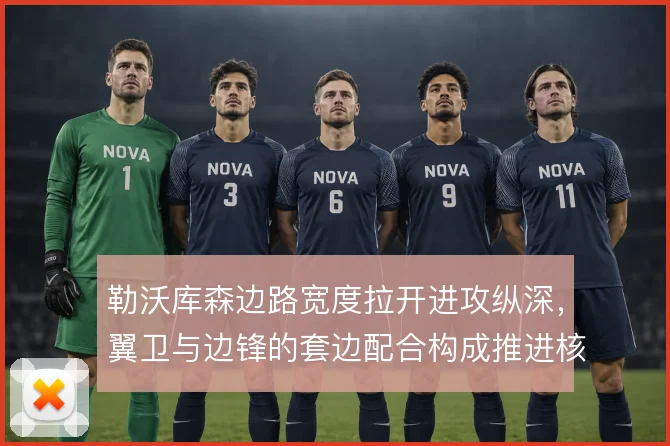 勒沃库森边路宽度拉开进攻纵深,翼卫与边锋的套边配合构成推进核心